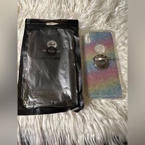 New Rainbow “Cyclone” Ring IPhone X 📱 Phone Holder Case